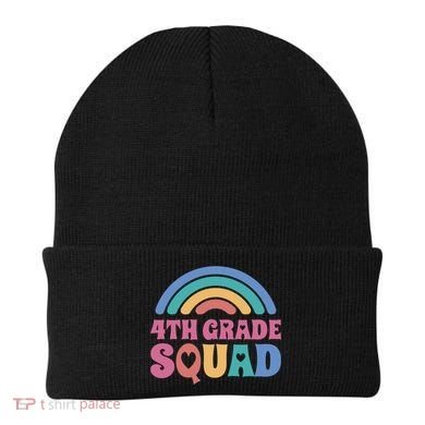 4th Grade Squad Rainbow Beanie