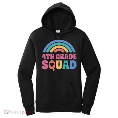 4th Grade Squad Rainbow Women's Hoodie