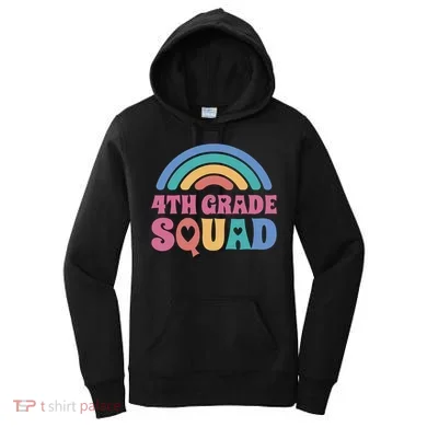 4th Grade Squad Rainbow Women's Hoodie