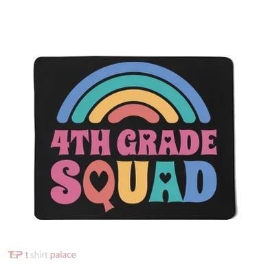 4th Grade Squad Rainbow Mousepad
