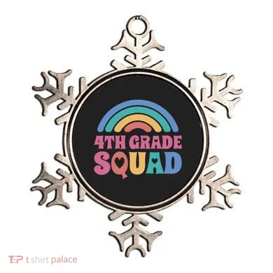 4th Grade Squad Rainbow Ornament