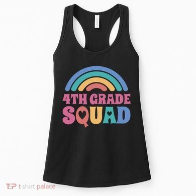 4th Grade Squad Rainbow Women's Tank Top