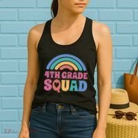 4th Grade Squad Rainbow Women's Tank Top thumb 2