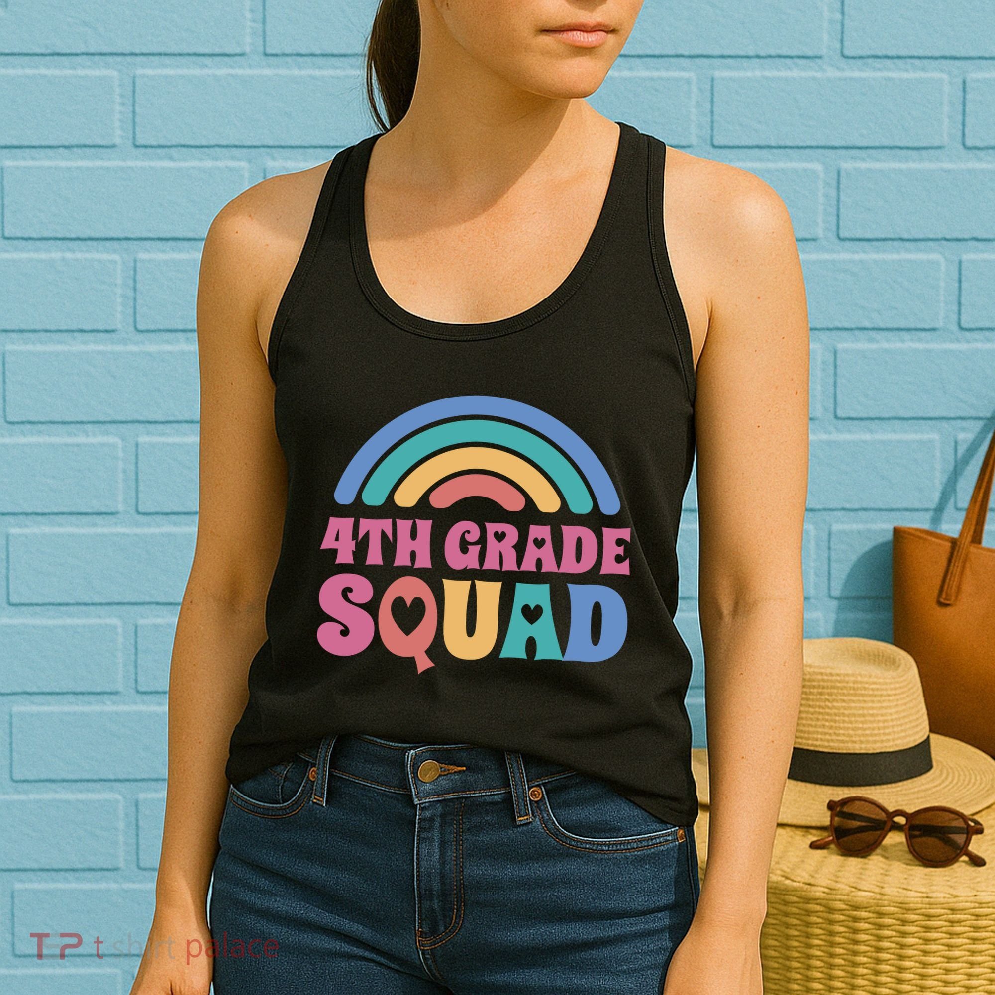 4th Grade Squad Rainbow Women's Tank Top