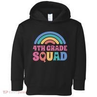 4th Grade Squad Rainbow Toddler Hoodie thumb 0