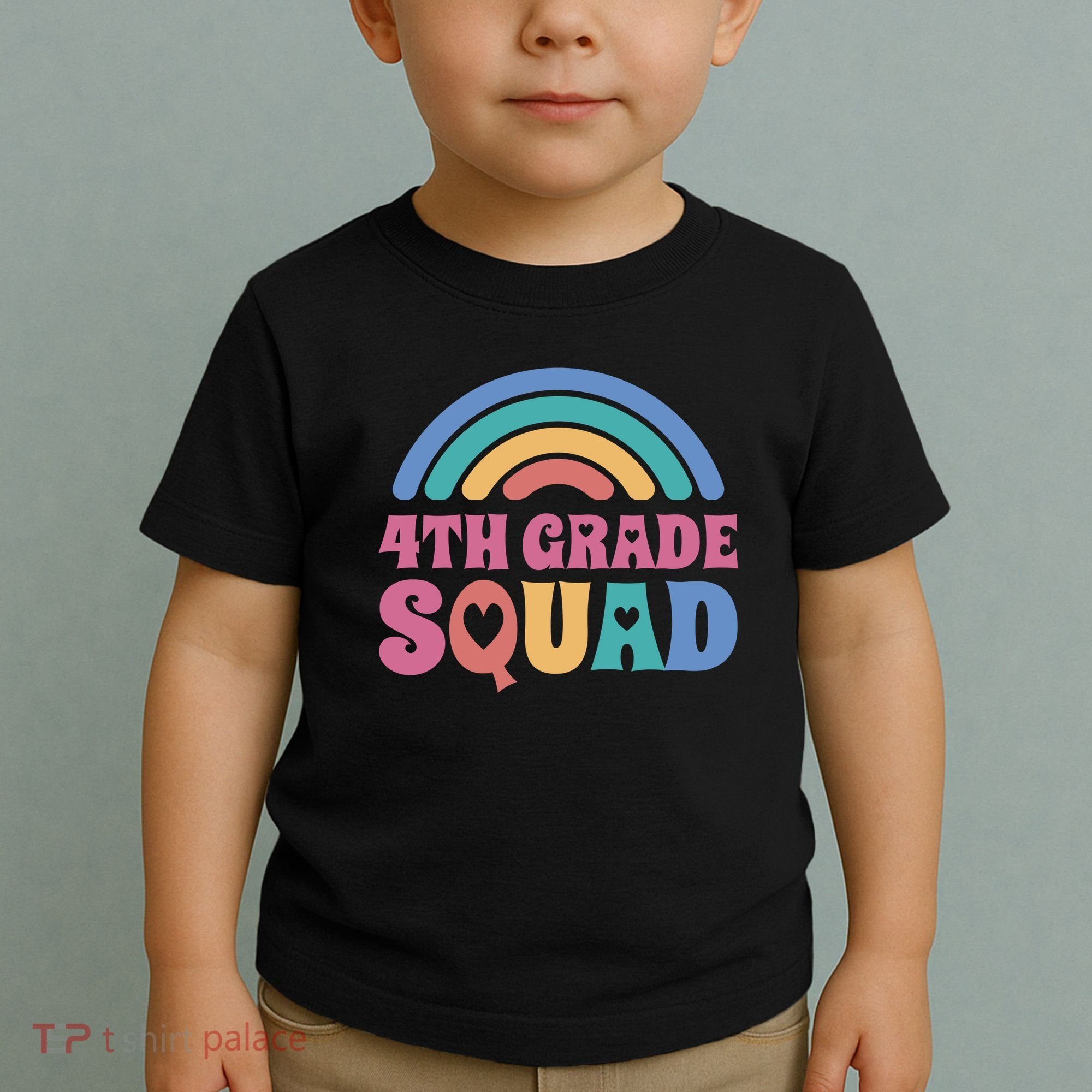4th Grade Squad Rainbow Toddler T-Shirt