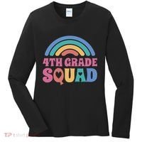 4th Grade Squad Rainbow Women's Long Sleeve Shirt thumb 0