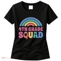 4th Grade Squad Rainbow Women's T-Shirt thumb 0