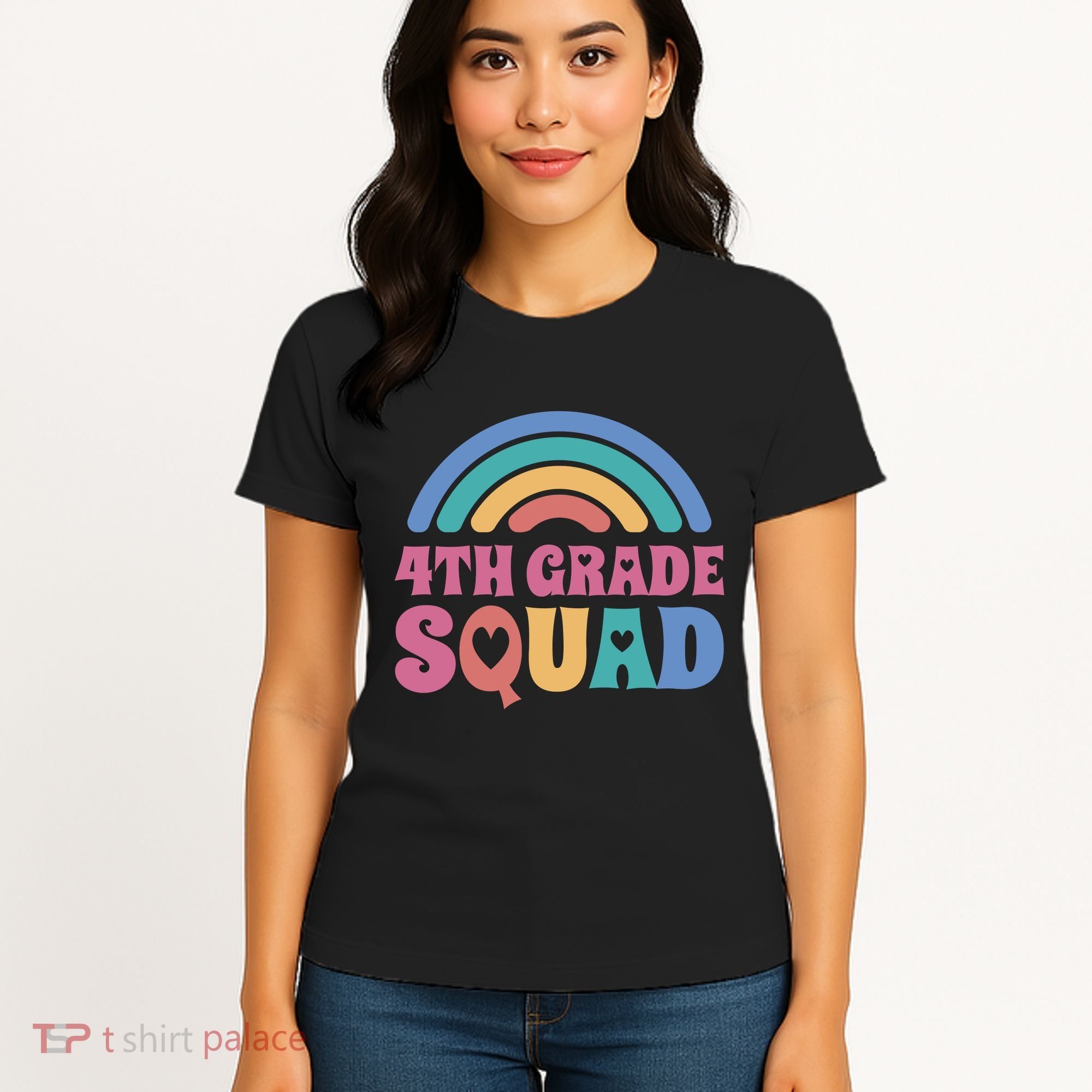 4th Grade Squad Rainbow Women's T-Shirt