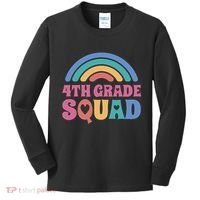 4th Grade Squad Rainbow Kids Long Sleeve Shirt thumb 0