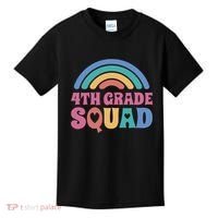 4th Grade Squad Rainbow Kids T-Shirt thumb 0
