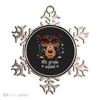 4th Grade Squad Reindeer Christmas Ornament thumb 0
