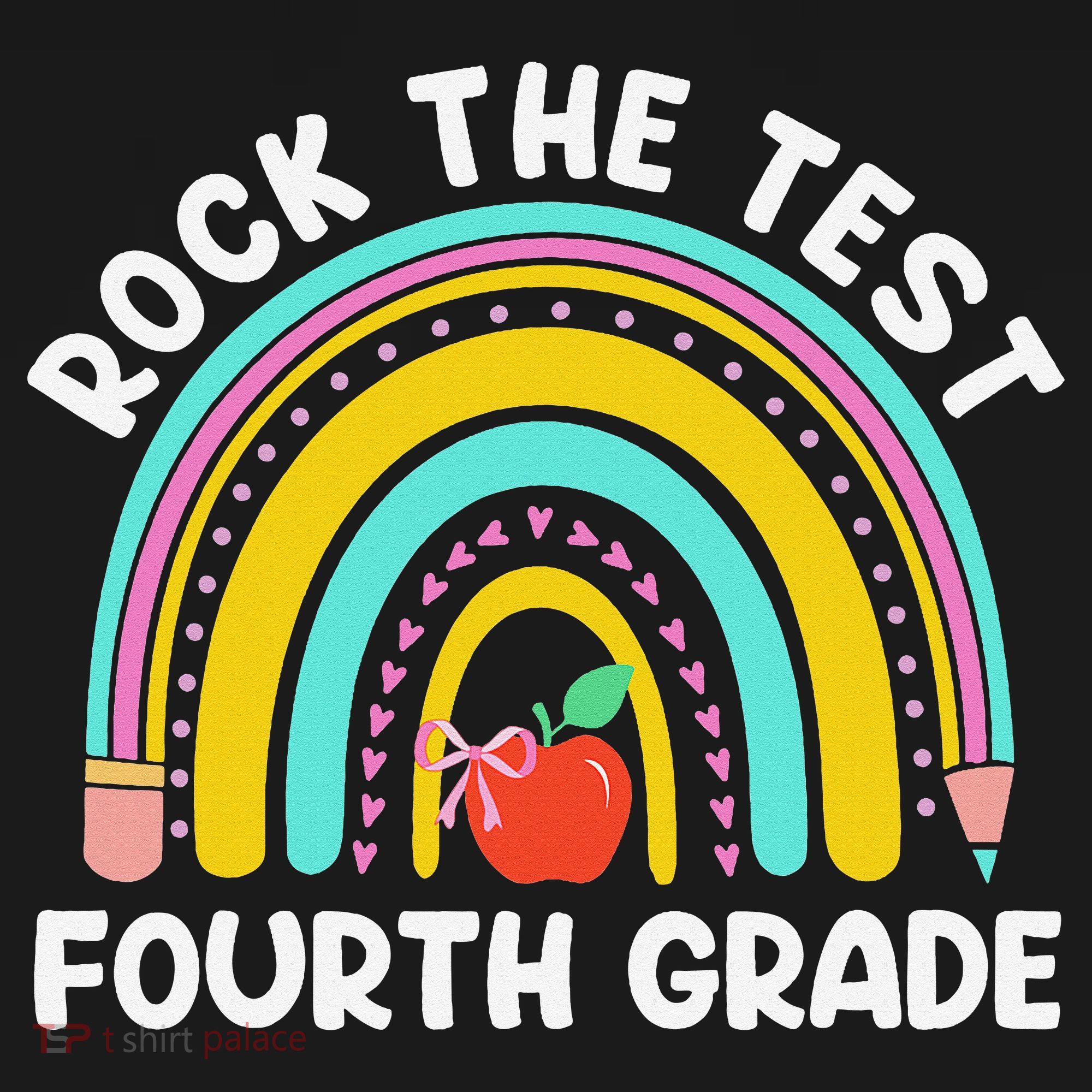 4th Grade Teacher Rock The Test Day Fourth Grade Testing Pajama Set