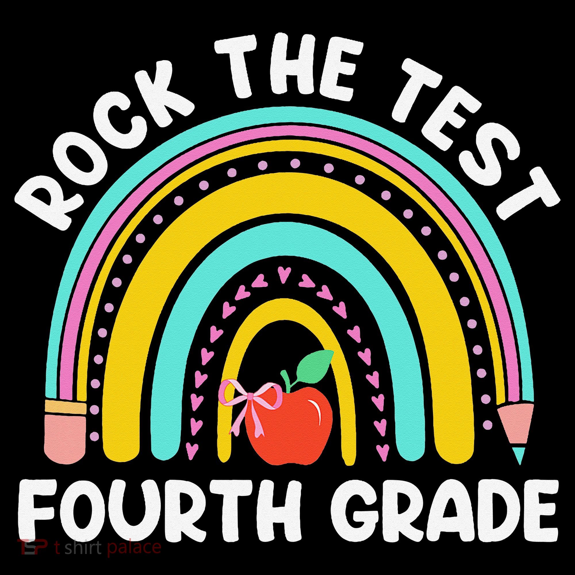 4th Grade Teacher Rock The Test Day Fourth Grade Testing Baby Bodysuit