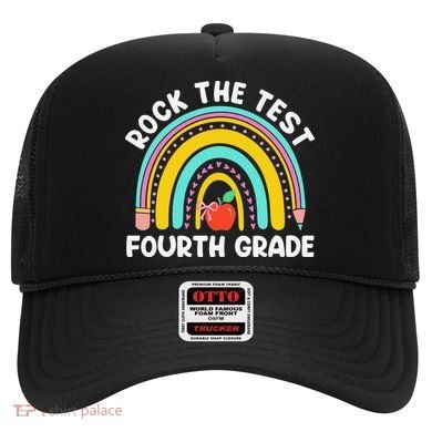 4th Grade Teacher Rock The Test Day Fourth Grade Testing Hat