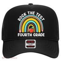 4th Grade Teacher Rock The Test Day Fourth Grade Testing Hat thumb 0