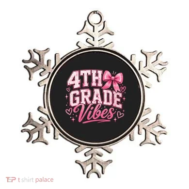 4th Grade Vibes Back To School Ornament