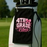 4th Grade Vibes Back To School Golf Towel thumb 2