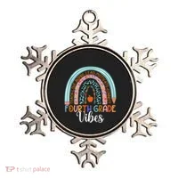 4Th Grade Vibes Rainbow Fourth Grade Teacher Team 4Th Grade Gift Ornament thumb 0