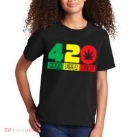 420 Good Vibes Only Rasta Reggae Marijuana Weed Cannabis Kids T-Shirt thumb 2