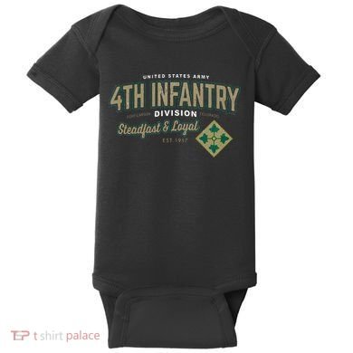 4th Infantry Division Fort Carson CO Baby Bodysuit