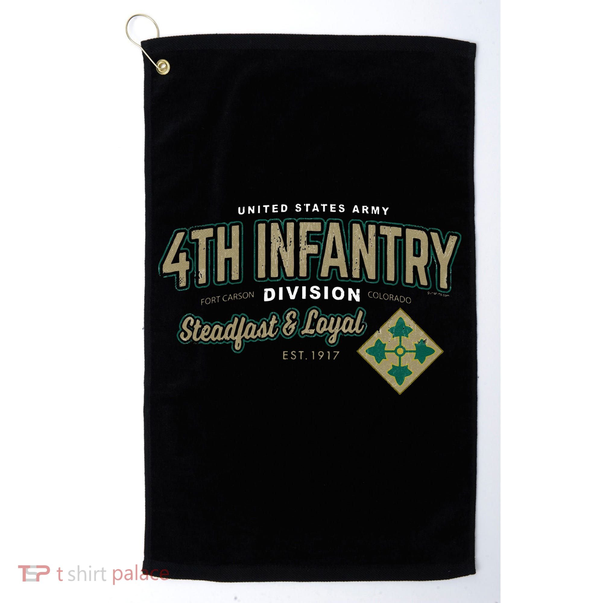4th Infantry Division Fort Carson CO Golf Towel