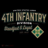 4th Infantry Division Fort Carson CO Kids Sweatshirt thumb 2