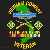 4th Infantry Division Gift Vietnam Combat Veteran Cool Gift Beanie thumb 2