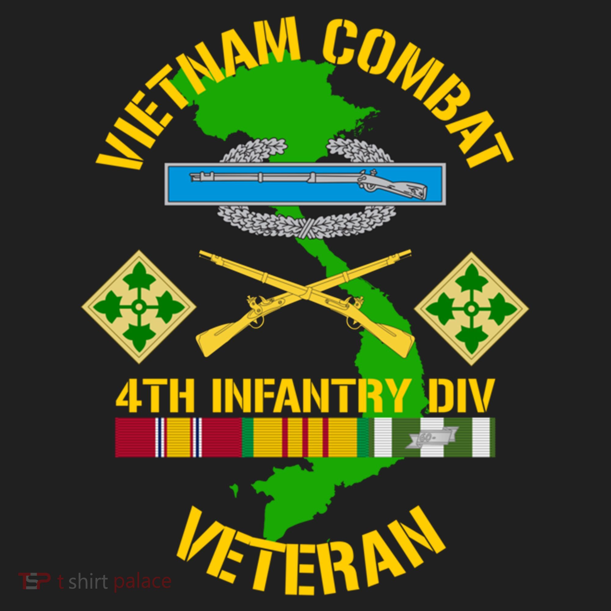 4th Infantry Division Gift Vietnam Combat Veteran Cool Gift Beanie
