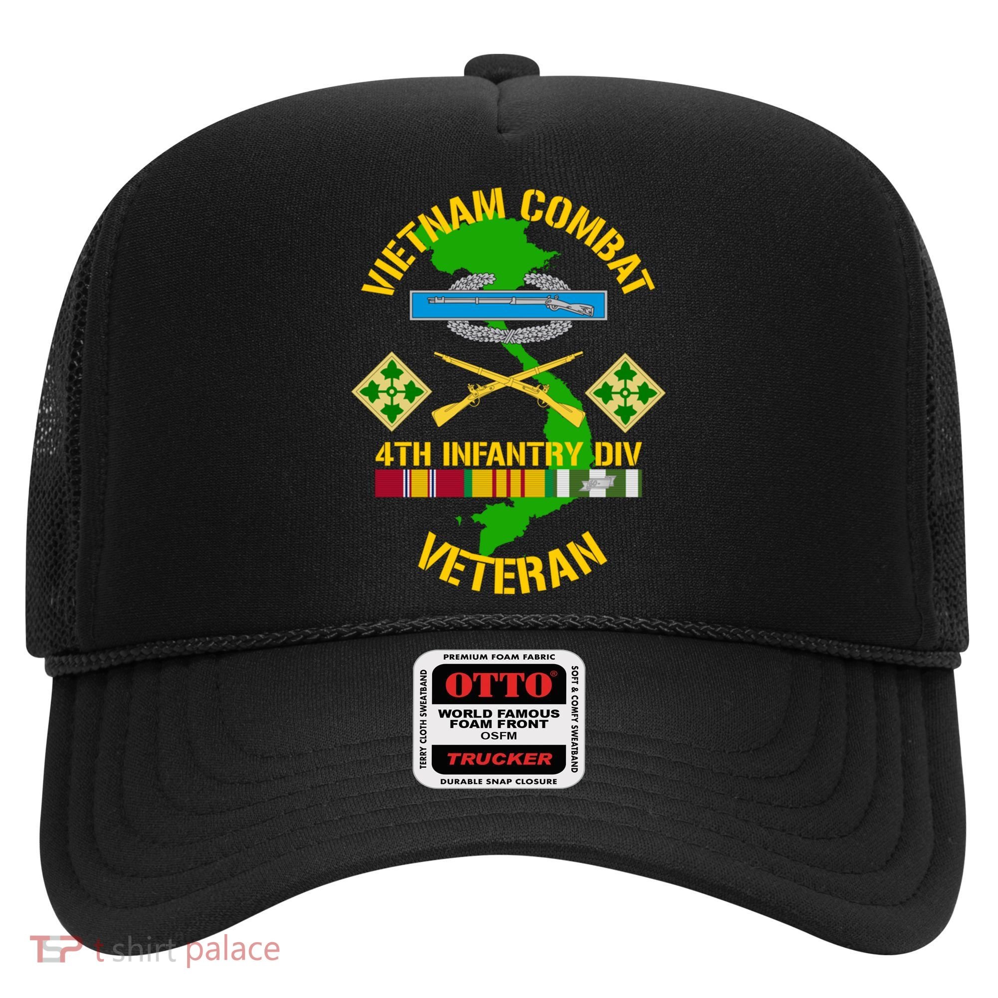 4th Infantry Division Gift Vietnam Combat Veteran Cool Gift Hat