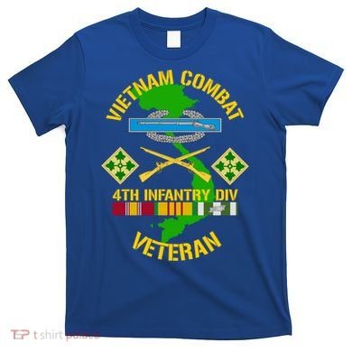 4th Infantry Division Gift Vietnam Combat Veteran Cool Gift T-Shirt