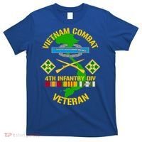 4th Infantry Division Gift Vietnam Combat Veteran Cool Gift T-Shirt thumb 0