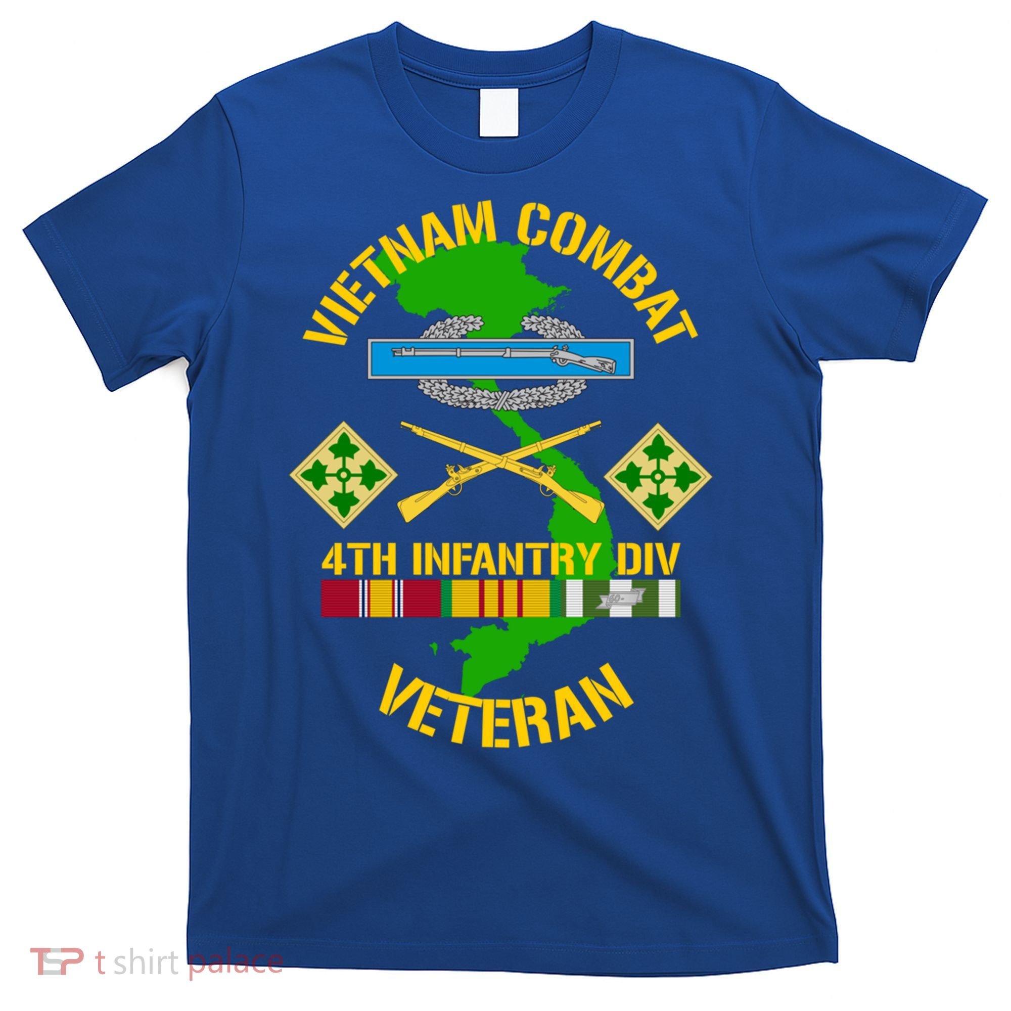 4th Infantry Division Gift Vietnam Combat Veteran Cool Gift T-Shirt