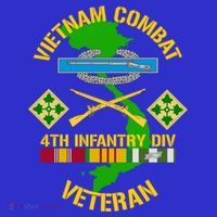4th Infantry Division Gift Vietnam Combat Veteran Cool Gift Coaster thumb 2