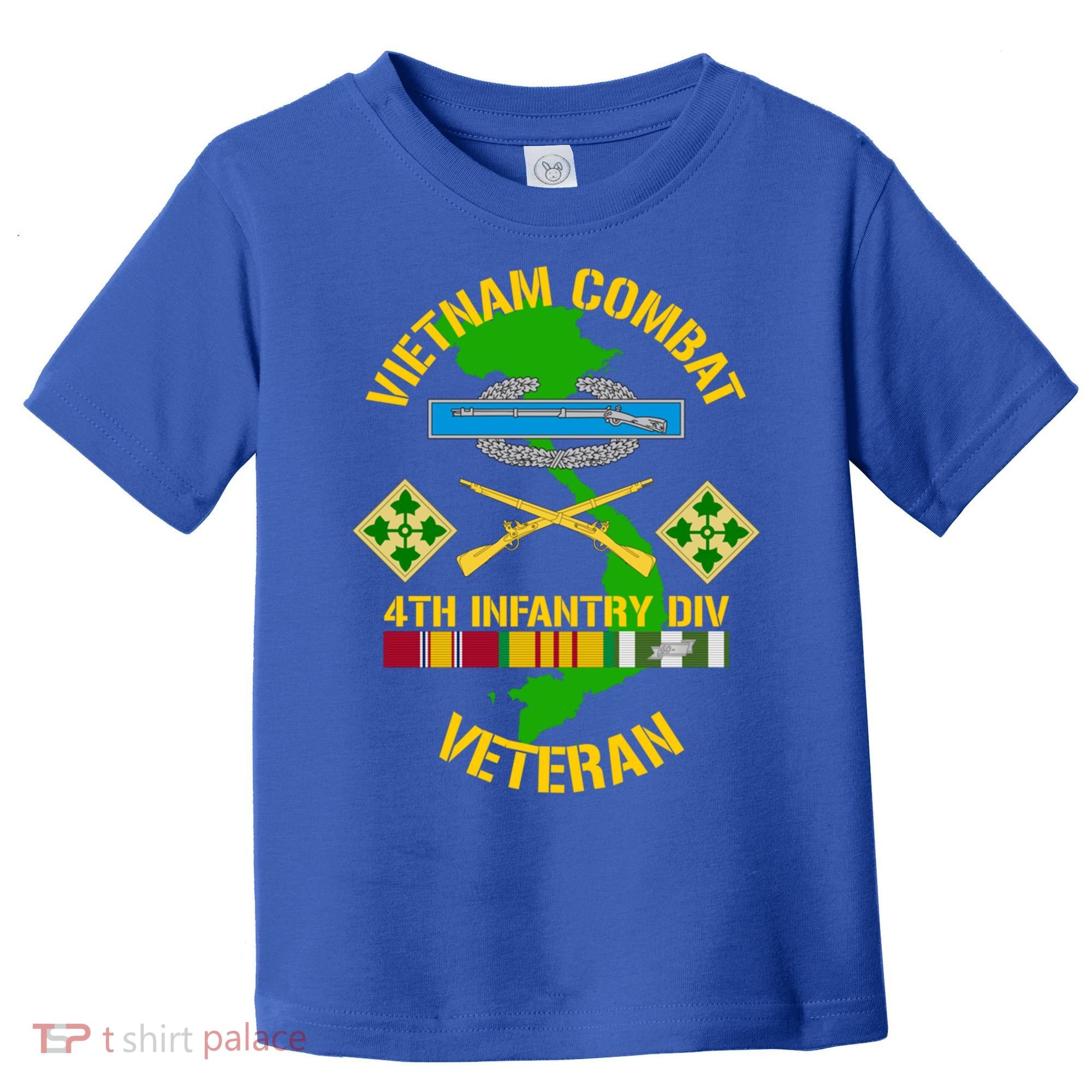 4th Infantry Division Gift Vietnam Combat Veteran Cool Gift Toddler T-Shirt