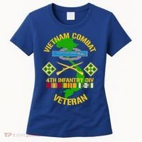 4th Infantry Division Gift Vietnam Combat Veteran Cool Gift Women's T-Shirt thumb 0