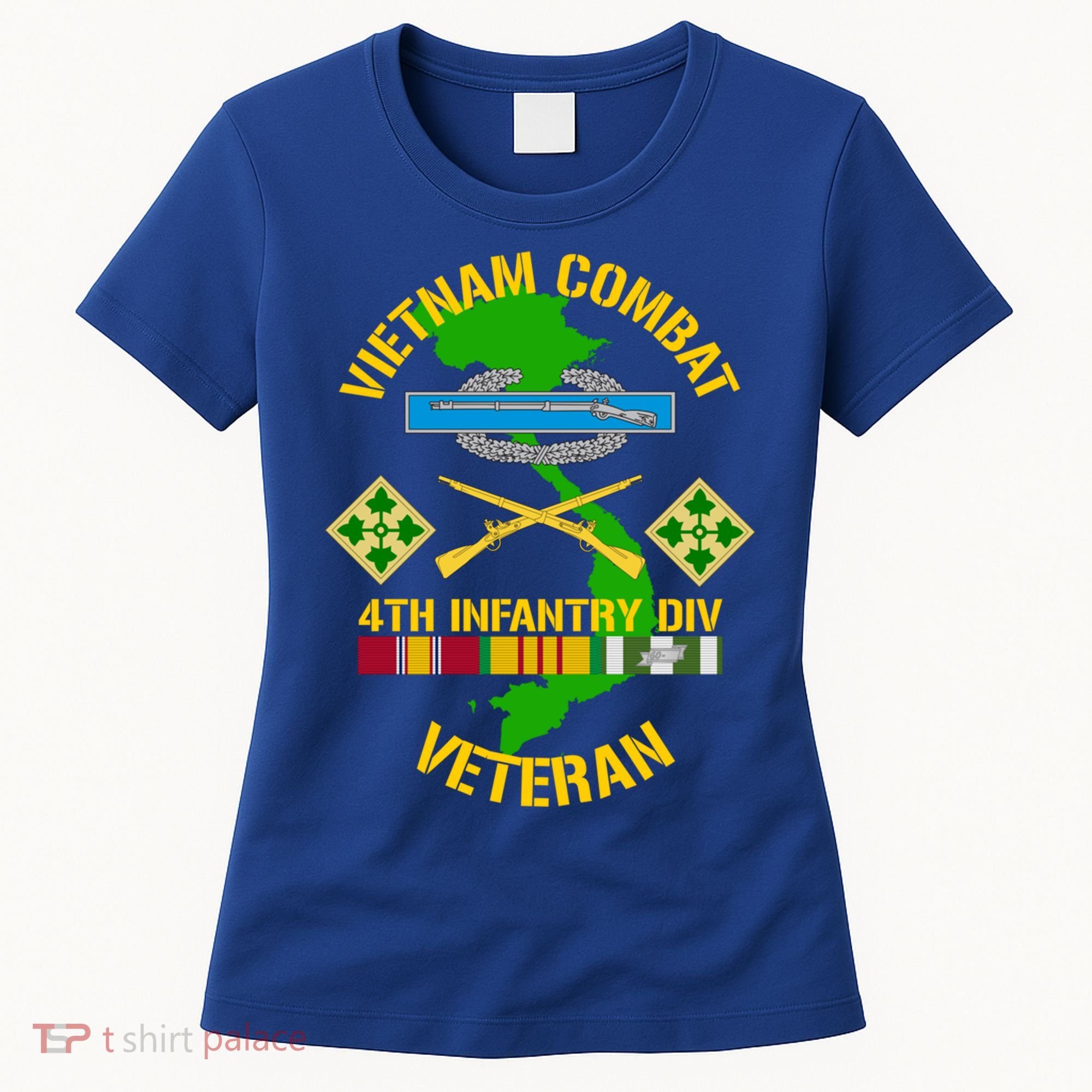4th Infantry Division Gift Vietnam Combat Veteran Cool Gift Women's T-Shirt
