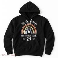 40 Is Fine When You Look 29 40 Year Old Gifts Birthday Hoodie thumb 0