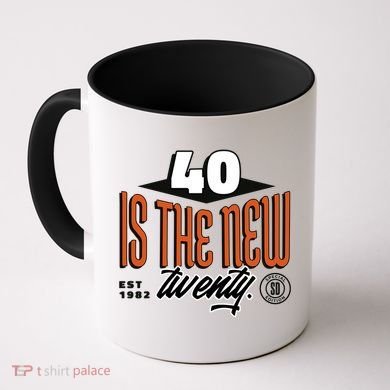 40 Is The New Twenty 40th Birthday Gift Coffee Mug