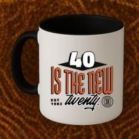 40 Is The New Twenty 40th Birthday Gift Coffee Mug thumb 2