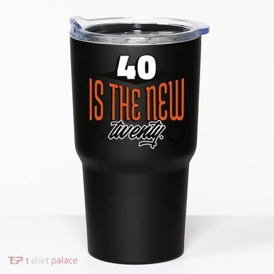 40 Is The New Twenty 40th Birthday Gift Tumbler