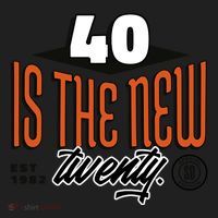 40 Is The New Twenty 40th Birthday Gift Golf Towel thumb 3