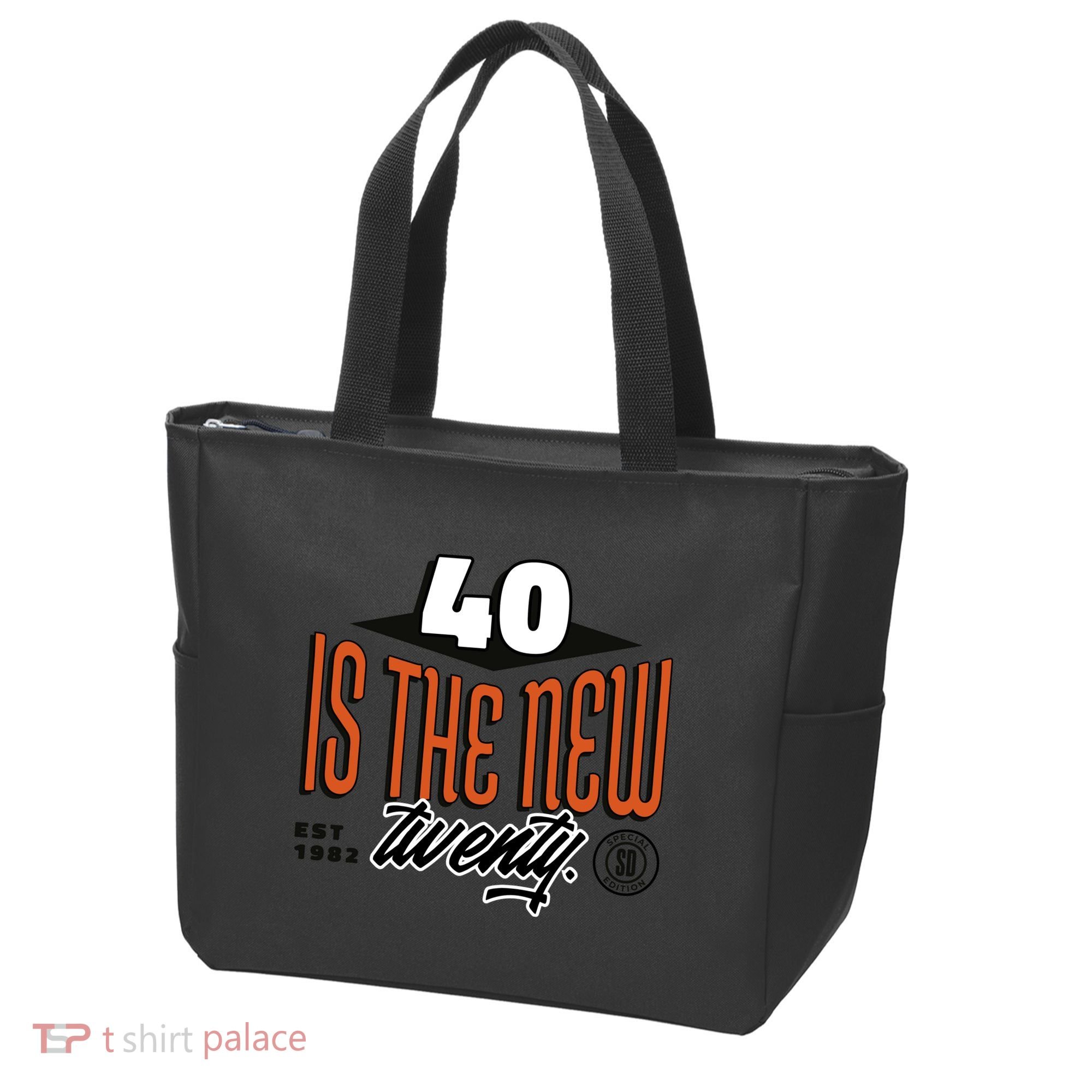 40 Is The New Twenty 40th Birthday Gift Tote Bag