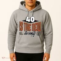 40 Is The New Twenty 40th Birthday Gift Hoodie thumb 2
