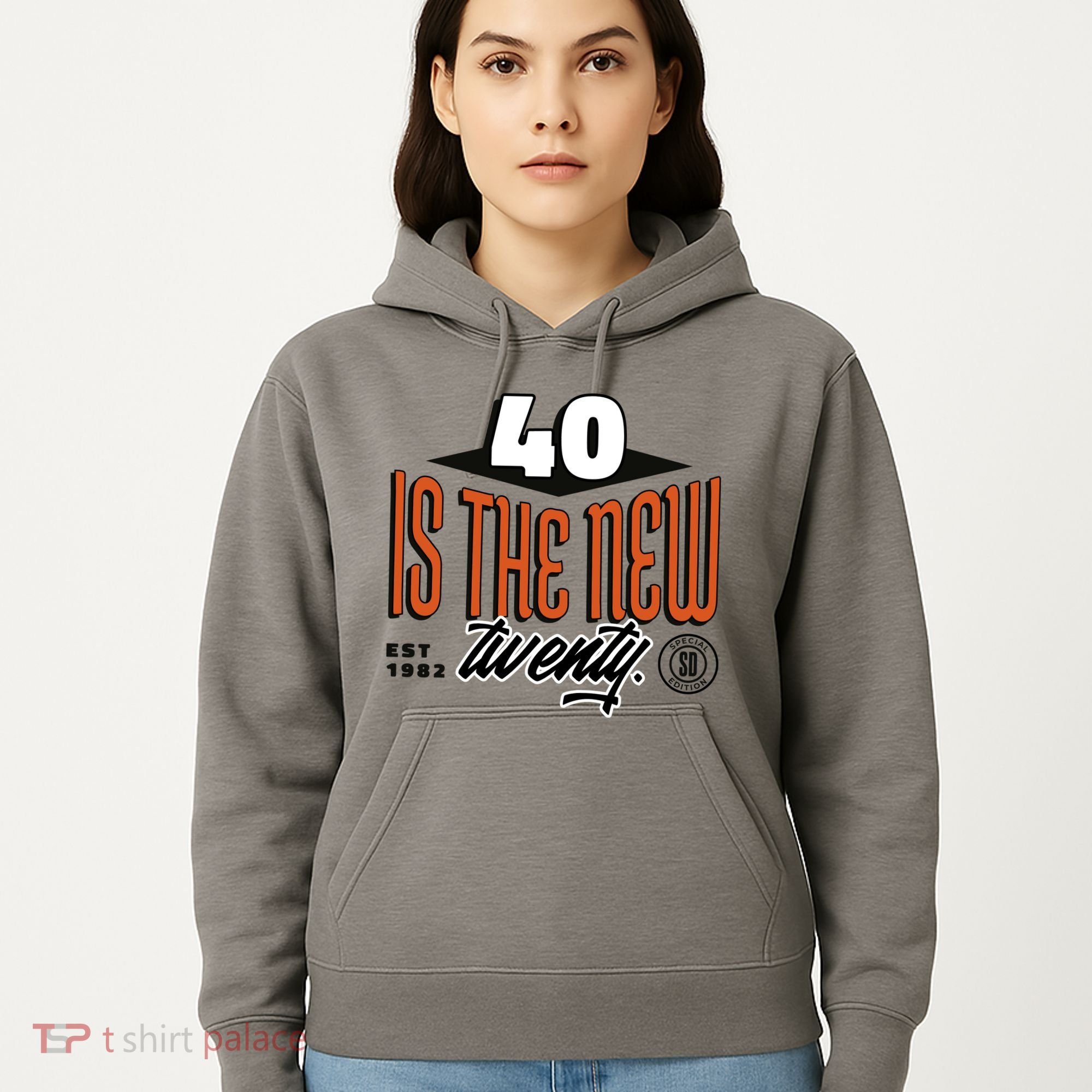 40 Is The New Twenty 40th Birthday Gift Hoodie