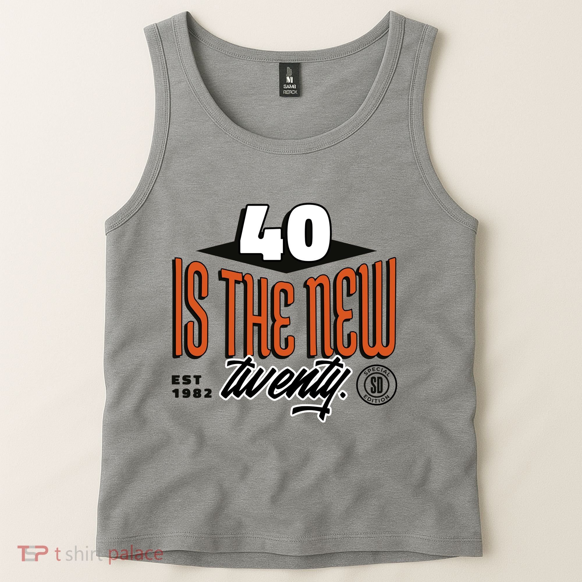 40 Is The New Twenty 40th Birthday Gift Tank Top