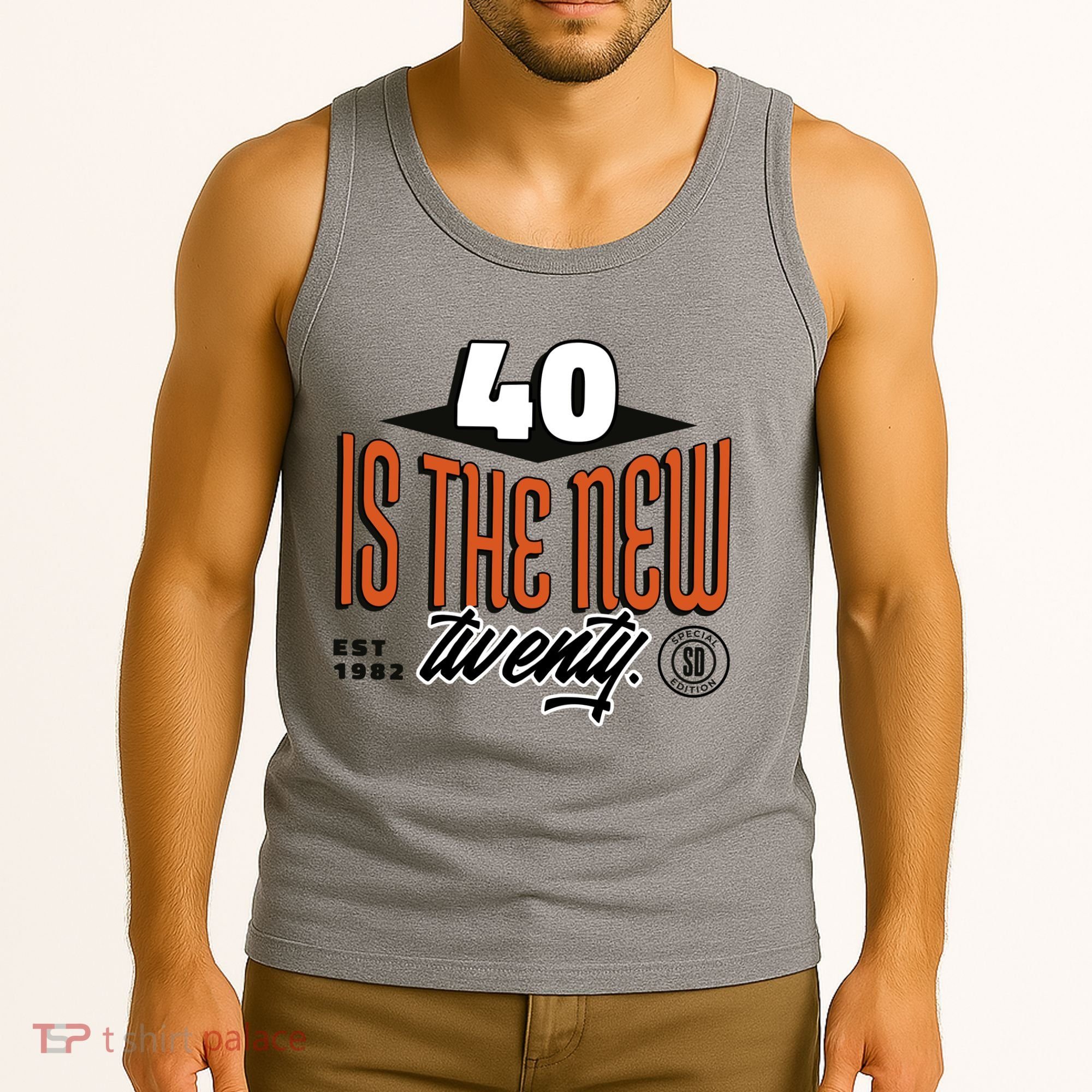 40 Is The New Twenty 40th Birthday Gift Tank Top