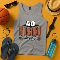 40 Is The New Twenty 40th Birthday Gift Tank Top thumb 4