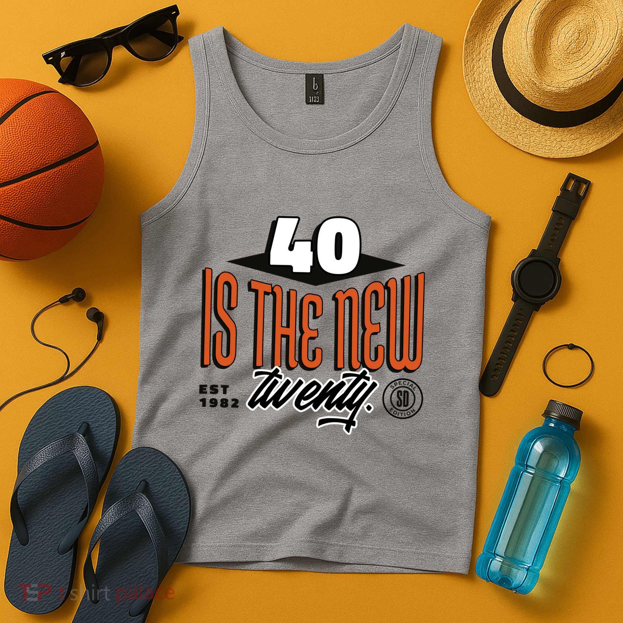 40 Is The New Twenty 40th Birthday Gift Tank Top
