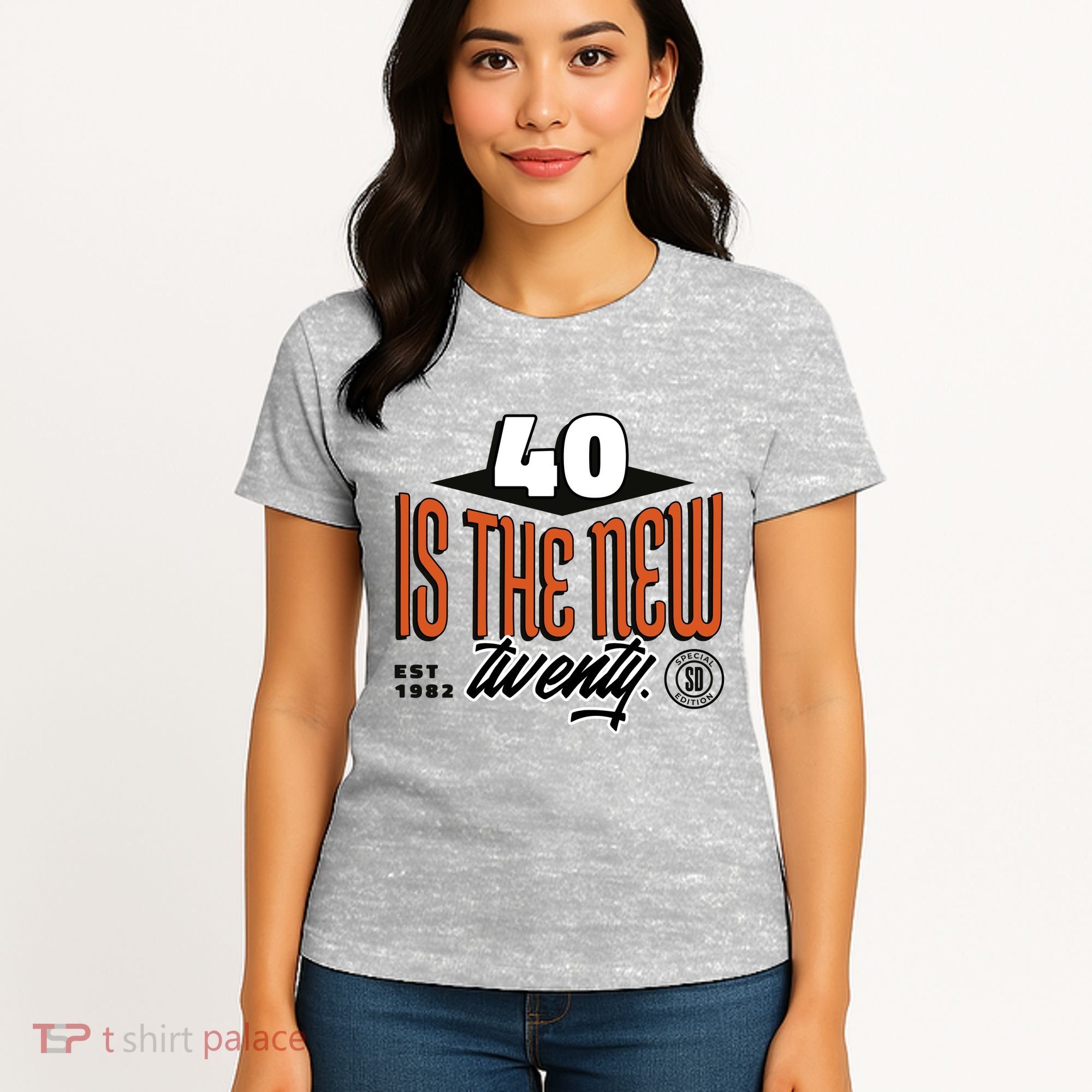 40 Is The New Twenty 40th Birthday Gift Women's T-Shirt